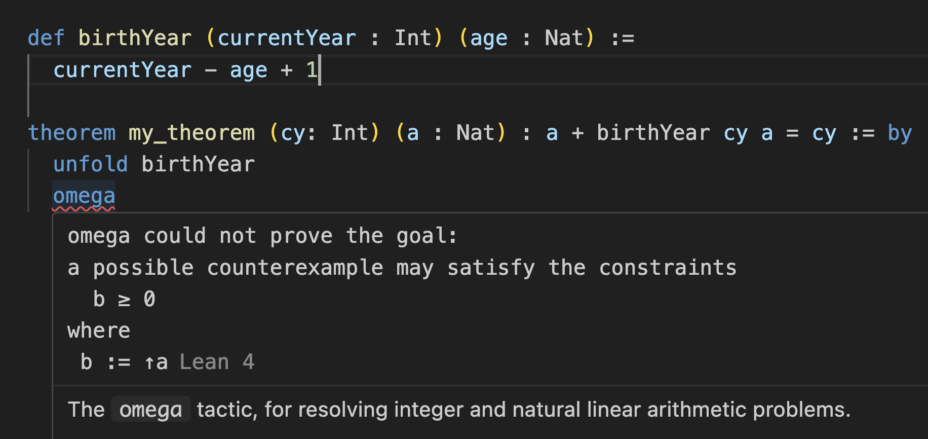 omega could not prove the goal