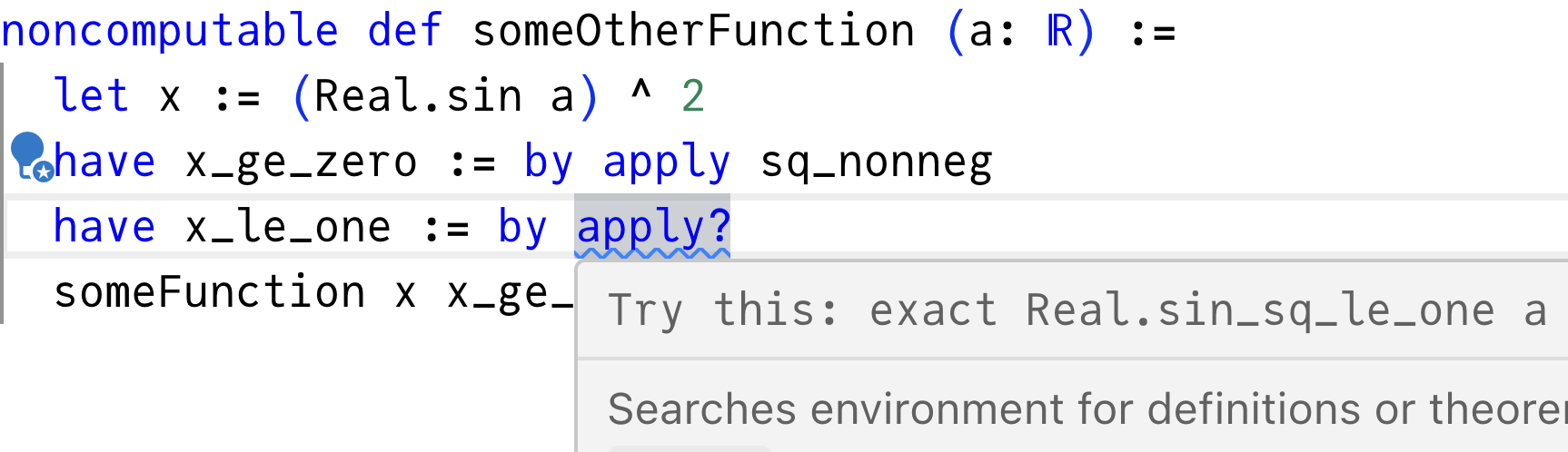 Lean suggests exact sin_sq_le_one a